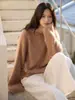 Tienda Insignia Shanghai Dan Nong/Otoño/Invierno 2026 Nuevo Suéter de Lana Cachemira con Acabado Cepillado de Cuello Redondo y Manga Larga para Mujer
