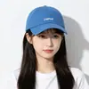 Gorra de béisbol de algodón lavado suave con bordado de letras para hombres y mujeres, adecuada para ir al trabajo y uso casual, gorra con visera para proteger del sol, sombrero para el sol para exteriores
