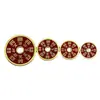 Venta al por mayor de fábrica Dinero Fantasma de Montaña de Cinabrio Real Oro Rojo Chismes Trueno Pueblo Cansado del Dinero Monedas Antiguas Adornos de Monedas de Cobre