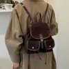 Novo estilo de mochila, adequado para o trajeto diário, bolsa de mão feminina, design retrô, 2026, versátil, pode ser carregada na transversal, no ombro ou como mochila, estilo coreano e japonês, simples, coleção de outono