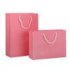 Bolsa de Papel Bolsa de Regalo Bolso de Mano de Cuero Listo para Usar Bolso de Mano para Ropa Bolsa de Regalo en Blanco Bolsa Publicitaria Bolsa Promocional Impresión
