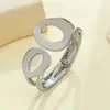 Pulsera Abierta Geométrica Irregular de Metal Europea y Americana, Personalizada, Exagerada, Simple, de Nicho, Joyería de Mano de Alta Gama para Mujeres