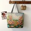 Nova Bolsa de Tecido com Fio de Ouro de Lado Único Estilo Transfronteiriço, Fornecimento de Comércio Exterior, Bolsa de Ombro Feminina Fashion, Bolsa de Compras, Bolsa de Ombro de Lona Artística