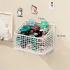 Caixa de armazenamento de acessórios de cabelo para crianças, montada na parede, para presilhas de cabelo de meninas, tiaras, elásticos de cabelo, acessórios de cabelo de banheiro, joias de vestir de bebê, suporte para elásticos