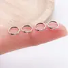 Anillo de Hierro Doble Círculo Anillo Abierto de Doble Capa Accesorios para Joyería Conector DIY para Collares, Pendientes, Llaveros, Colgantes y Anillos Redondos