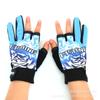 Guantes de pesca de tres dedos expuestos, protección solar, antideslizantes, transpirables, de medio dedo, para pesca en el mar, con dedos expuestos.