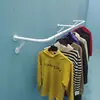 Barra Secadora de Ropa Lado Fijo Estante Secador de Ropa Montado en Pared Barra para Ropa Interior Simple Soporte de Acero Inoxidable Perchero
