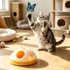 Brinquedo teaser automático para animais de estimação transfronteiriço com dispensador de comida e recursos interativos para aliviar o tédio, comedouro para cães, tigela para cães de estimação, tigela de alimentação lenta