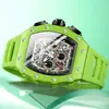 El superventas transfronterizo de TEMU ONOLA reloj impermeable multifuncional para hombre con correa de silicona, reloj de cuarzo deportivo para hombre