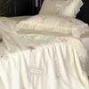 Estilo Princesa Rosa Romântica Tencel Lenzing Francês Conjunto de Colcha de Verão de Quatro Peças Seda Gelada Fresca de Verão Colcha para Ar Condicionado