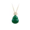 Colar Miyi Estilo Chinês Novo Mais Vendido Ao Vivo Gourd Ruyi Estilo Igual Pingente Fulu Verde Espinafre Feminino Corrente Clavicular de Alta Qualidade