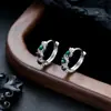 Brincos de Argola Cruzados de Zircônia Transfronteiriços para Homens, Brincos de Argola Lisos, Presilhas de Orelha de Raio, Pingentes de Orelha, Acessórios de Orelha para Mulheres, Amostra de Live do TikTok