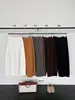Calça de Veludo Vintage Relaxada de Perna Larga Han Xun para Mulheres Outono 2026 Cintura Elástica Emagrecimento Formato Pera Calça Longa 25824