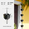 Corrente de Chuva Roxa para Exterior Calha de Pátio Chinês Trava de Beiral Corrente Guia de Água Calha de Templo Calha de Drenagem Corrente de Chuva Outro