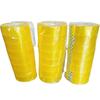 Cinta de Papelería 18mm Regalo de Oficina Empaque Resistencia Fuerte Longitud Suficiente Entrega Rápida Transparente Amarillo-Verde Sellado