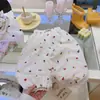 Calças Casuais de Verão para Meninos e Meninas, Calças Jogger Estilosas Infantis Tendência Estilo Coreano com Desenhos Florais