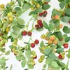 Venta al por mayor del fabricante Fruta de Frambuesa Artificial de Gama Alta 105 cm Sala de Estar Decoración del Hogar Adornos Accesorios para Fotografía Flores Artificiales