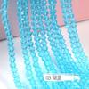 Entrega de Cuentas Sueltas Rueda de Cuentas Planas de 2/3/4/6/8 mm Accesorios para Joyería DIY Cristal Transparente Color Regular