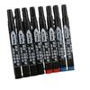 Una pieza de marcador impermeable de envío gratis negro aceitoso pluma de punta grande de secado rápido de gran capacidad logística express marcador especial