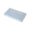 Caja Transparente de Plástico PP Larga y Estrecha Transfronteriza, Caja de Almacenamiento para Herramientas de Pesca y Ferretería, Caja de Exhibición con Tapa abatible para Papelería, Joyería y Uñas