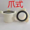 Manguera de plástico agrícola blanca de 1-8 pulgadas Tubería de incendio Unión rápida Accesorios de tubería de agua de plástico ABS Conector de cinta de microaspersión