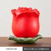 Frasco de Verduras y Frutas de Simulación Cerámica Creativo Atrezzo Modelo Adornos Decorativos Durazno Naranja Frasco de Té Pequeño Frasco Sellado