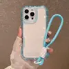 Nuevo Producto Hermosa Cintura Tres en Uno Funda para Teléfono Móvil Adecuada para Samsung S25Fe Delgada de Una Sola Capa 360 Funda para Teléfono Móvil Samsung con Correa de Mano