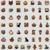 50 Adesivos de Grafite Halloween Retrô para Celulares, Computadores, Skateboards, Adesivos Decorativos à Prova d'Água, Adesivos de Feriado de Halloween