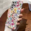 Aliexpress Más Vendido Funda de Teléfono Floral Retro para Galaxy A55 Funda Completa con Agujero Preciso/S23 Dropshipping