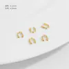 Broche de Posicionamiento Chapado en Oro de 18 Quilates Acero de Titanio Broche de Langosta que No se Desvanece Accesorios de Cierre de Resorte Cierre de Cable para Pulsera Collar Hecho a Mano DIY