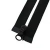Cremallera Ykk No. 5 Cremallera de Nylon de una vía Negra y Blanca para Chaquetas, Mochilas, Ropa Protectora, Usada para Bolsas y Ropa
