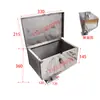 Tolva de Alimentación para Máquina de Moldeo por Inyección Alimentador de Succión Tolva de Acero Inoxidable de 50 KG Tolva de Transición Tolva para Extrusora Tolva de Descarga de 25 KG