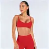 Yu An Nailon Mate Cuello Redondo Hombro Recto Correa de Hombro Sujetador de Fitness Sin Costuras Yoga Deporte 0322 Ropa Deportiva