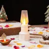 Lâmpada a Querosene Retrô Velas Digitais de Plástico Lâmpada de Vento Lâmpada de Atmosfera LED Luz Noturna Enfeites Decorativos