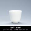 Juego de Té de Cerámica con Taza Maestra de Cuerpo Blanco, Taza de Degustación, Taza de Invitado con Logotipo Impreso, Juego de Té Kung Fu de Cerámica Hecho en Jingdezhen Personalización