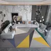 Nueva Alfombra de Piso Sala de Estar Dormitorio Lujo Ligero Alta Calidad Simple Cobertura Total Sofá Alfombra de Piso Grande Mesa de Café Limpiable Alfombra de Mesita de Noche