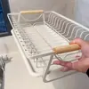 Escurridor de platos de cocina, organizador de tazones y platos, estante de almacenamiento para palillos y tazas, escurridor, cesta de almacenamiento, soporte de exhibición para el hogar