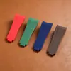 Correa de Goma Curva sin Hebilla Adecuada para Submariner, Submariner Verde, Daytona Venta al por Mayor 20 mm/21 mm