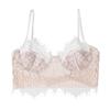 Íntimos Estilo Lujuria Pura Transfronterizos para Mujer, Delgados, para Busto Grande, Pequeños, Tirantes Transpirables, Espalda Hermosa, Encaje Sujetador Sexy
