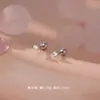 Aretes de Gancho de Tornillo de Plata Pura S999 con Circonita, Simples y Lujosos, Suaves y Adecuados para el Uso Diario, Amigables con las Orejas, Previenen la Caída, Envío Directo Disponible