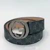 Cinto Masculino Tendência Padrão Double G para Jovens Estudantes, Cinto Decorativo de Couro Estilo Coreano Moderno e Versátil para Homens, Atacado Transfronteiriço