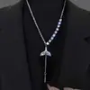 Outono e inverno nova corrente de suéter sentido de alta qualidade hip-hop online celebridade roupas corrente acessórios nicho design colar online celebridade clavícula corrente