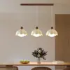Lustre de Restaurante Estilo Creme Espectro Completo Proteção Ocular Moderno Simples Personalidade Criativa Casca de Ovo Mesa de Jantar Bar Lâmpadas Zhongshan