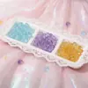 Cuentas de Vidrio de Cristal Imitación Transparentes de 8 mm, Bloqueo de Color Dopamina, Sueltas para Accesorios de Joyería DIY, Materiales para Pulseras de Cuentas