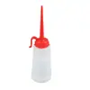 Frasco dosador industrial de 150ML pote de plástico pote de óleo de plástico com escala bico pontudo pote de óleo garrafa de óleo
