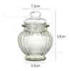 Vaso de vela de aromaterapia de vidrio engrosado transparente simple, vaso de vela de aromaterapia de alto valor de color, vaso vacío de vidrio antifuego