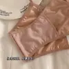 Musa do Luar~Calcinhas Sexy de Cetim Estilo Japonês para Mulheres, Cintura Baixa Renda Pura Desejo Vazada Forro de Algodão Respirável