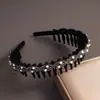 Presilhas de cabelo e tiaras coreanas para mulheres, grampos de cabelo para adultos, tiaras dentadas antiderrapantes para lavar o rosto, argolas de cabelo simples, acessórios de cabelo, adereços de cabeça