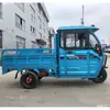 Triciclo Eléctrico Semi-cerrado con Techo con Techo para Adultos Viajes Carga Portante Vehículo de Carga Agrícola Doble Uso Aceite-Eléctrico Venta Directa