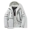 Abrigo de Algodón con Grafeno, Marca de Moda para Hombre, Abrigo de Algodón con Capucha para Pareja, Ropa Gruesa Impermeable y a Prueba de Viento para Montañismo, Abrigo de Algodón para Exteriores